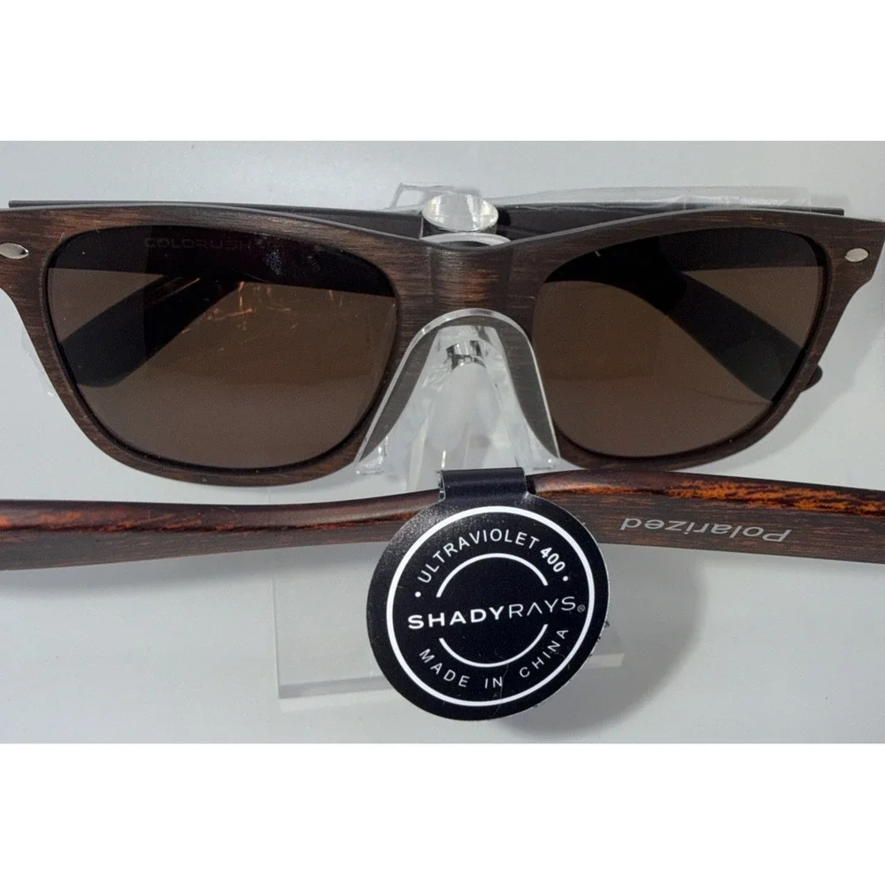 2 New pairs Shady Rays CL-15 Classic Timber - Sunglasses Polarized UV400 Protect